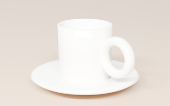 Plain Blender renders for Ceramic mug product shot by Claude Haiku 5.5, from first to final