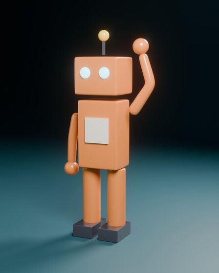 Blender Studio renders for Toy robot waving by Claude Haiku 5.5, from first to final